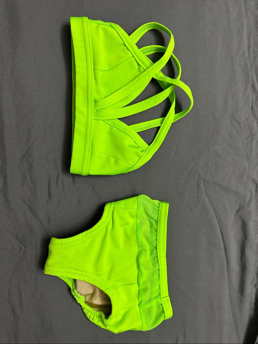 Neon Green Kids Matching Convention Set